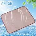 thumbnail image 3 of Pet Summer Ice Mat, Breathable Cooling Mat for Cats and Dogs, Soft Sleeping Pad for Crate, Bed, Indoor & Outdoor Floor, 3 of 7
