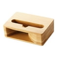 thumbnail image 1 of Amplificador \ t Bamboo Soporte de Teléfono Móvil Refuerzo de Sonido Físico Amplificador Compatible Con Andiod Smartphones, 1 of 7