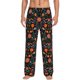 thumbnail image 1 of Fotbe Mexican Flower And Birds Pantalones de Pijama para Hombre, Pantalones de Dormir, Pantalones de Casa con Cintura Ajustable y Bolsillos-Small, 1 of 6