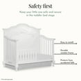 thumbnail image 6 of Evolur Convertible Crib Guardrail, Frost, 6 of 7