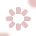 thumbnail image 4 of FSTDelivery Sweet Glossy Press on Nails Set for Women Girls,Solid Color Short Square Fake Nails Acrylic Shine Glitters Nails for Office Daily Wedding,Full Nail Wrap Gift for Valentine Holiday 24pcs, 4 of 7