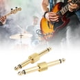 thumbnail image 4 of Guitar Pedal Coulper, 2PCS Less Interference Noise Reduction Strong Resolution Audio Effect Adapter  For Broadcasting System For Studios Gold, 4 of 8