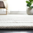 thumbnail image 4 of SAFAVIEH Kilim Mayra Striped Polyester Area Rug, Light Grey/Ivory, 3' x 5', 4 of 8