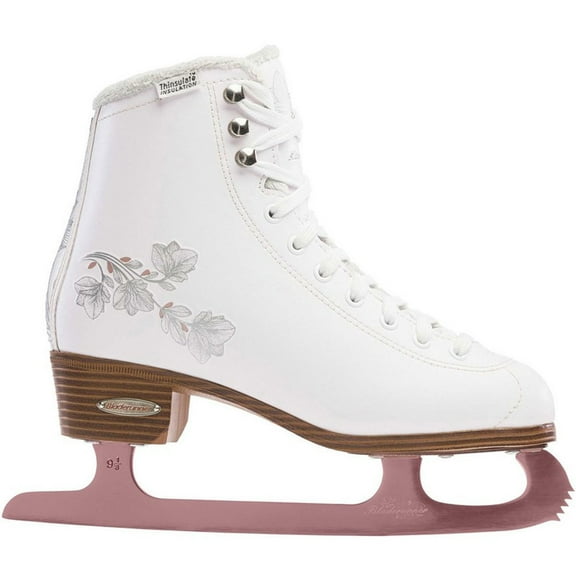 Bladerunner Ice by Rollerblade Diva Women's Adult Figure Ice Skates, White/Rose Gold