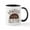 White/Black Inside, variant on CafePress - Sawdust Is Man Glitter Mug - 11 oz Ceramic Mug - Novelty Coffee Tea Cup