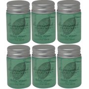 Ecossential Elements Body Wash Lot of 6 each 1.1oz Bottles. Total of 6.6oz