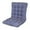 Blue, variant on Djunllk Chair Cushion - Indoor Glider Cushions Higher Quality Filling with Ties, Comfortable Chair Cushion for Kitchen 17.7" x 33.4"