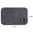 thumbnail image 1 of Bathroom Rugs Soft Microfiber Cozy Bath Mat For Tub Shower Bathroom Floors Rugs Mat Accessories Absorbent Non Slip Fluffy Thick, 1 of 6