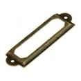 thumbnail image 5 of 50 Library File Drawer Door ID Name Tag Label Holder Frame Brass, 5 of 6