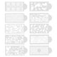 thumbnail image 1 of Yuarrent 10 Uds. Molde de impresión en crema con patrón de encaje, plantillas para decoración de pasteles para postre, cumpleaños, decoración de Utensilios de cocina Yuarrent HA016131-00, 1 of 1