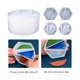 thumbnail image 4 of Copa dividida de resina epoxi de silicona para hacer arte con fluidos de vertido de pintura (4 piezas) JShteea Libre de BPA, 4 of 7