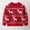 Red, variant on Girls Ugly Christmas Reindeer Sweater Funny Kids Boys Knitted Reindeer Xmas Holiday Warm Pullover Sweater