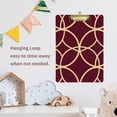 thumbnail image 4 of FORMRS Acrylic Clipboard with Low Profile Clip Standard A4 Letter Size, 12.5" x 9", Red Circles, 4 of 8