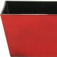 thumbnail image 4 of 8" Red Recycled Plastic Indoor Outdoor Rectangular Planter Box, 4 of 5