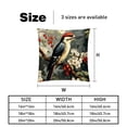 thumbnail image 5 of Woodpecker Elegant Velvet Throw Pillow Covers Set with Unique Patterns - 16x16", 18x18", 20x20" - Pack of 2 for Chair Pillow Covers and Various Occasions, 5 of 6