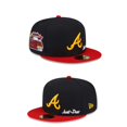 thumbnail image 3 of Gorra De Béisbol De La Liga Mayor Ala Plana Ajustable Moda Atlanta Braves, 3 of 4