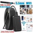 thumbnail image 1 of 5M 5.5mm 5.0MP Wireless Endoscope 2560*1920 WiFi Inspection Camera IP67 Waterproof Wireless Borescope Ear Scope Snake Inspection for Android iOS Windows Multifunctional HD Camera, 1 of 9