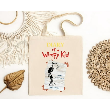 vintage Diary Of A Wimpy Kid World Book Day Tote Bag Comic Story A Novel In Cartoons Top-TH21483