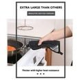 thumbnail image 4 of 4 Pack Pot Holders for Kitchen Heat Resistant Pot Holders Sets Oven Hot Pads Terry Cloth Pot Holders for Cooking Baking(7"x 7",GRAY), 4 of 8