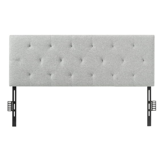 KFFKFF Full Size Headboard, Upholstered Headboard with Height Adjustable from 35.6-47.4 inches, Suitable for Bedrooms, Hotels, Guesthouse, Dormitory