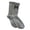 Grey, variant on Women's Crew Socks Mesh Bow Heart Slouch Sock Color Block Japanese Style Cute Vacation Hosiery