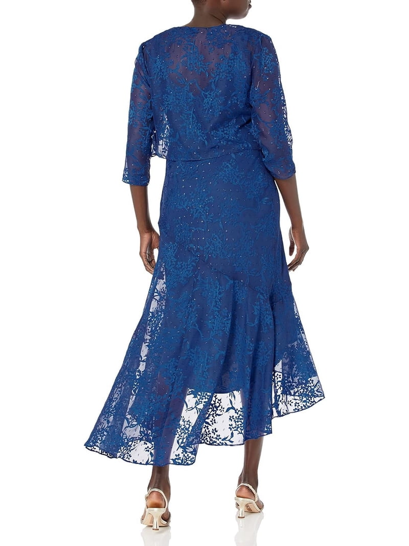 green emerald velvet dress Alex Evenings 8175936 main image 1