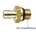 thumbnail image 2 of Ridge Washer Compatible Chemical Injector Kit - Metal Brass Hardware Set with 2 Springs for Pressure Washer, Replacement Accessories Fits 203640GS/190593GS/190635GS Models, 2 of 6
