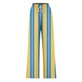 thumbnail image 3 of SwiftWear Striped Pants for Women Drawstring Elastic High Waisted Wide Leg Pants Loose Comfort Trousers XL, 3 of 4
