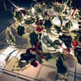 thumbnail image 3 of Christmas Day Simulated Red Rattan Garland LED Window Garden Party Decoration, 3 of 9