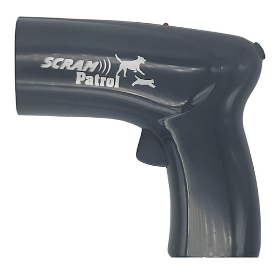 GJX 1 Piece Animal Protection Ultrasonic Dog Repeller Chaser Stop Barking Black Color