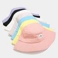 thumbnail image 2 of Sombrero de mujer Sombrero de pescador Smiley Face Sunbonnet MABOTO Blanco, 2 of 7