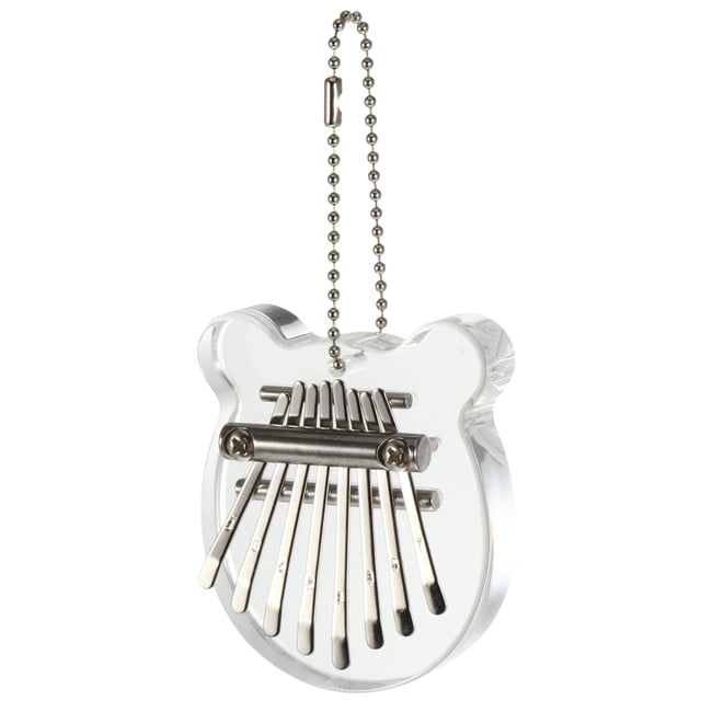 AURARMLET Pequeño Piano Transparente De 8 Teclas Kalimba Ideal Para Musical