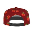 thumbnail image 4 of Haiem Strawberry Classic Snapback Cap Flat Bill Hat Baseball Cap Adjustable Size Cotton Dad Hat, 4 of 9