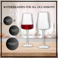 thumbnail image 4 of Artland Soho Optic 14 oz Goblet, Set of 4 - Elegant Design, Versatile Use for Wine, Cocktails, and Beverages, Durable Construction, Great for Gatherings, Easy to Clean, Thoughtful Gift Idea (Clear), 4 of 7