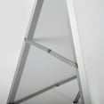 thumbnail image 7 of M&T Displays UABEG00N22X2000 Sandwich Board Sidewalk Sign Poster Menu Holder A-Frame Double Sided 22x28 Silver, 7 of 7