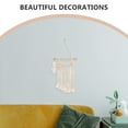 thumbnail image 3 of STOBOK Handmade Beige Cotton Boho Wall Hanging Tapestry for Bedroom and Living Room Decor, 3 of 6