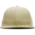 thumbnail image 2 of Solid Flat Brim Bill Fitted Baseball Cap, 2 of 6