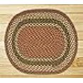thumbnail image 3 of Capitol Earth Rugs 03-024 Tapis Tressé en Jute Olive-Bourgogne-Gris, 3 of 3