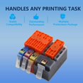 thumbnail image 6 of 904XL T6M16AL T6M04AL T6M08AL T6M12AL Ink Cartridge Compatible for PRO 6960 6970 6954 6962 6968 6975 6978 Printers, Leak-Proof Design Crisp Printing, Home & Office Use, 6 of 7