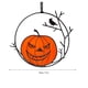 thumbnail image 3 of Decoración de Halloween Letrero de puerta de bienvenida de Halloween, decoración de Halloween, colgador de puerta de madera redondo, letrero colgante, colgante de pared de Hallow(Buy 2 save 10%), 3 of 7