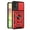 Red, variant on Xilaimitoo for Samsung Galaxy A05 Case, Samsung A05 Phone Case with Slide Camera Cover, Full Body Military-Grade Phone Case with Upgrade Kickstand for Galaxy A05, Black