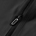 thumbnail image 3 of Ceisia Men's Short Sleeve Active Training Top Solid Color Stand Collar with Zipper Quick Dry Athletic Fitness Gym T-Shirt Gifts for Father Black 5X, 3 of 8