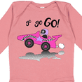 thumbnail image 4 of Inktastic Go Go Go Pink Racing Car Boys or Girls Long Sleeve Baby Bodysuit, 4 of 5