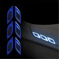 thumbnail image 4 of Juego de 6 pegatinas reflectantes para coche, pegatinas de advertencia de seguridad antiarañazos para camión, motor de automóvil, accesorios decorativos exteriores, 4 of 5