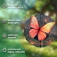 thumbnail image 5 of Vibrant Metal Hanging Wind Spinner with Butterfly Design - Orange Bokeh Effect Perfect for Yard & Garden Decor, 5 of 6