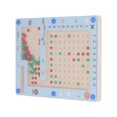 thumbnail image 4 of Tablero de laberinto de multiplicación magnética, juguete para aprendizaje de matemáticas, Educación Temprana, rompecabezas de cuentas de madera, juguete de clasificación, 4 of 9