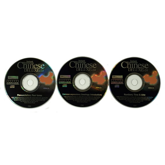 Learn to Speak Instant Immersion Mandarin Chinese Language for Beginners - Fast & Easy - 3 Audio CDs