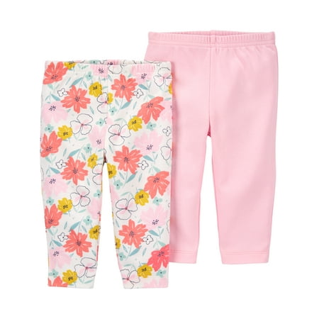 

Carter s Child of Mine Baby Girl Pants 2-Pack Sizes Preemie-24 Months