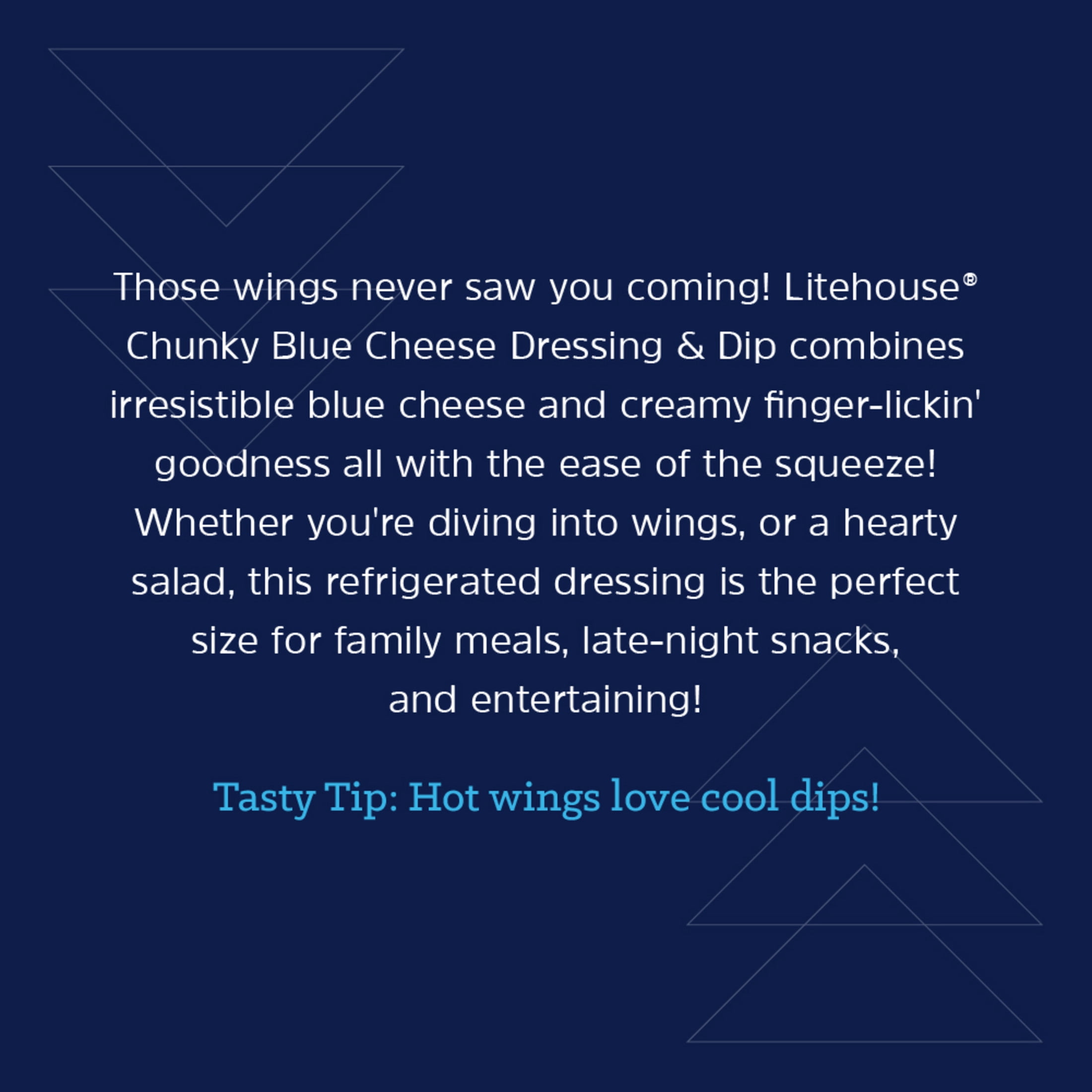 Litehouse Chunky Blue Cheese Dressing & Dip, 20 fl oz