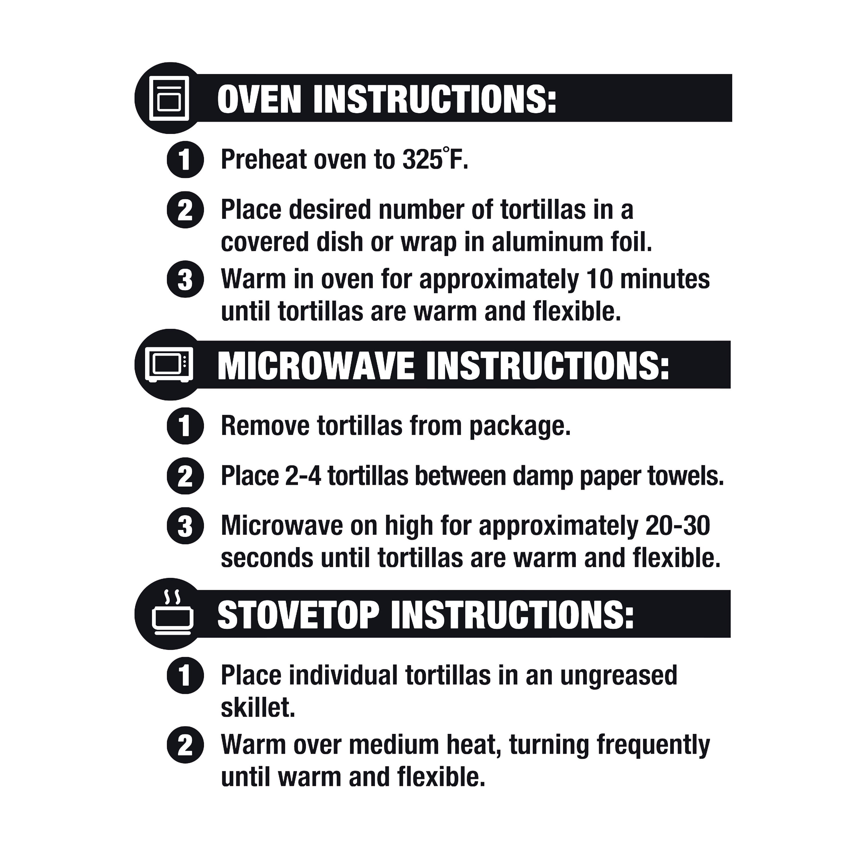 (4 pack) Great Value Small Fajita Flour Tortillas, 26 oz, 20 Count